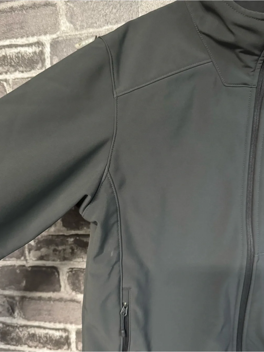 The North Face windwall jacket gray coat